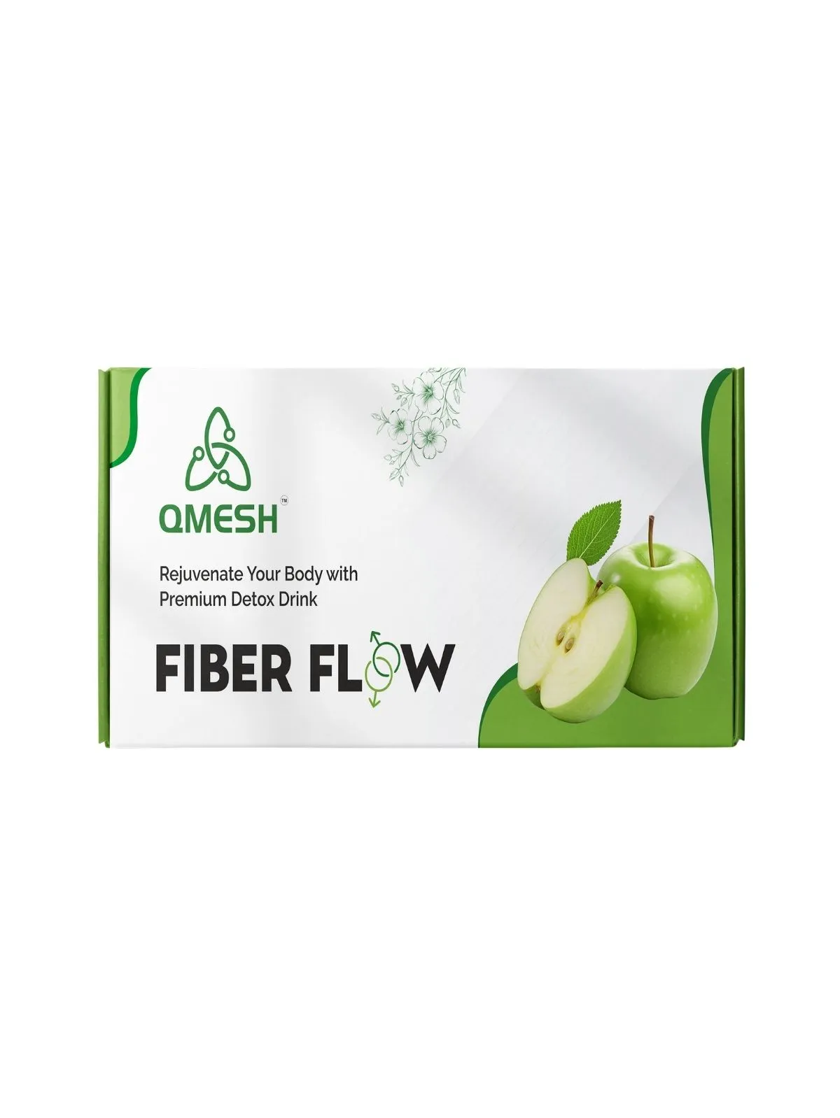 QMESH Fiberflow – Premium Digestive Detox & Gut Cleansing Drink