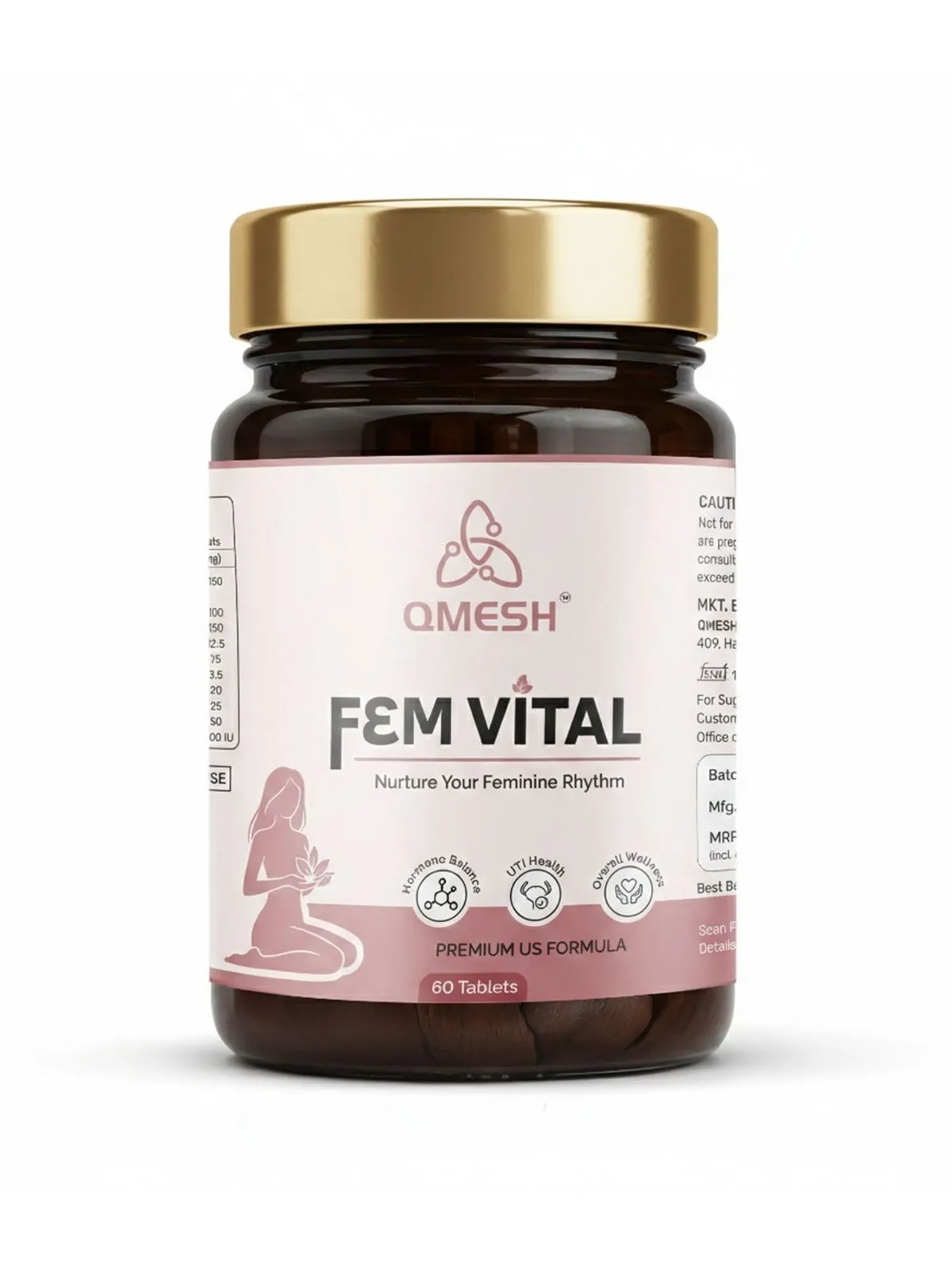 QMESH Femvital – Women’s Urinary & Hormonal Wellness Support